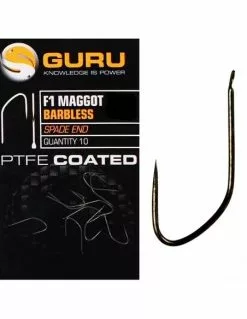 Guru F1 Maggot Barbless 16