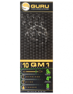 Guru QM1 Ready Rig 4" Haak 12 / 0.22mm (8st)