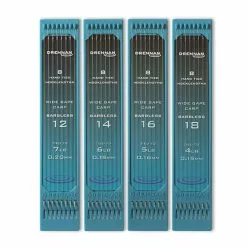 Drennan Hand Tied Hooklengths Wide Gape Carp Barbless Haak 14 0.18mm