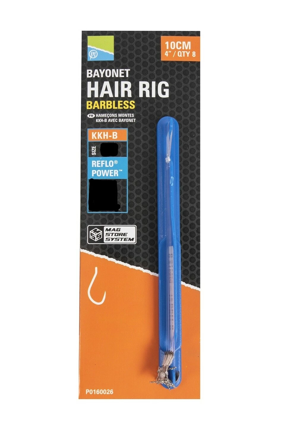 Preston Bayonet Hair Rig Barbless KKH-B Haak 14 0.21mm 1 Preston Bayonet Hair Rig Barbless KKH-B Haak 14 0.21mm