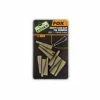 Fox Safety Lead Clip Tail Rubbers - Size 7 Trans Khaki