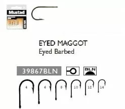 Mustad Maggot Eyed