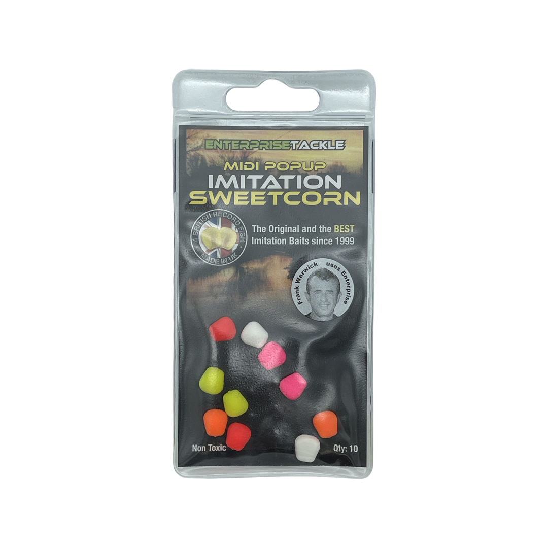 Enterprise Tackle Imitation Sweetcorn - Midi Pop-up Mixed Fluoro 1 Enterprise Tackle Imitation Sweetcorn - Midi Pop-up Mixed Fluoro