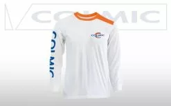 Colmic T-Shirt White/Orange - Lange Mouwen