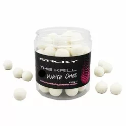 Sticky Baits Sticky The Krill White Ones - Pop-ups 16mm