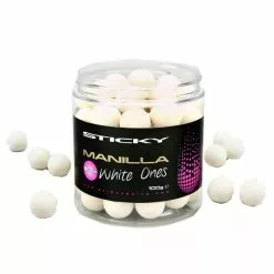 Sticky Baits Sticky Manilla White Ones Pop-ups 14mm