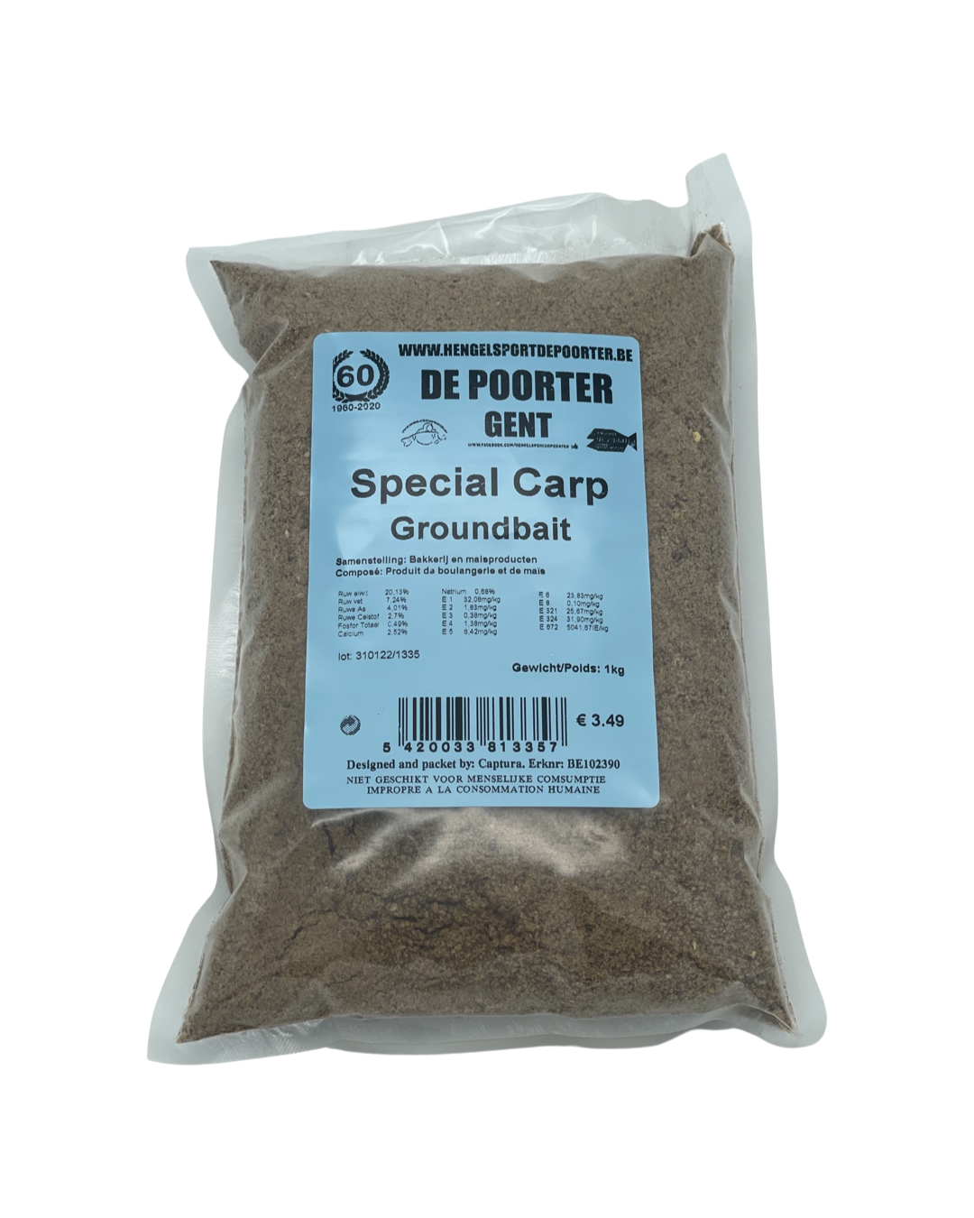 Hengelsport De Poorter Special Carp Groundbait 1 Hengelsport De Poorter Special Carp Groundbait